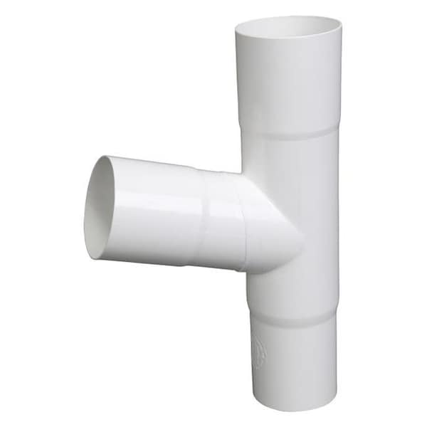 Plastmo Plastmo 5005412 Classic 8 x 12 in. White Vinyl Downspout Adapter 5005412 - main